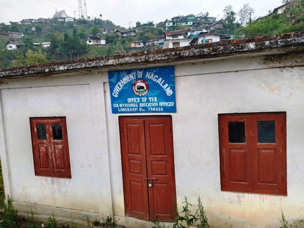 SDEO office, Longkhim found locked during USSC first phase education tour. (Photo Courtesy: USSC)